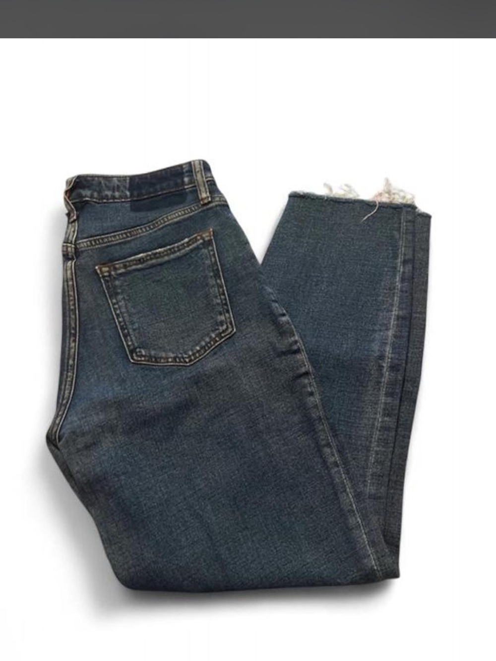 Women’s Raw Hem Dark Abercrombie & Fitch Blue Jeans